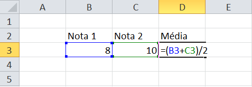 Planilha de Notas Escolar usando a Função SE, SOMA e MEDIA no Excel 